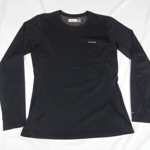 COLUMBIA SPORTSWEAR OMNI-HEAT MEDIUM WOMENS BLACK LONG SLEEVE SHIRT K675